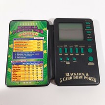 Las Vegas Casino Corner Electronic Handheld Game Blackjack And 5 Card Draw Poker - £7.12 GBP