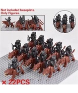 Lot 22 Pcs Riders of Wargs Elves Orcs Dwarves Knight Army LOTR Minifigur... - $24.99