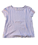 Lilly Pulitzer Girls Lilac Short Sleeve Top With Scalloped Trim - Size L... - $274.16 MXN