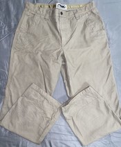 Mountain Khakis Plaid Flannel Lined Outdoor Pants Beige Mens Size 36 X 32 - £27.22 GBP