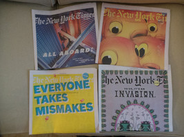 Lot of 4 New York Times For Kids Special Sections from Jan 2024 - April ... - £18.90 GBP