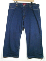 VTG Levi&#39;s 529 Jeans Mens 40x30 Low Rise Straight Dark Blue Denim Y2K - £15.72 GBP