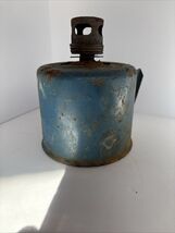 Vintage PRESSED STEEL Blue SMUDGE POT TRUCK FLARE P165 - $469.97 MXN