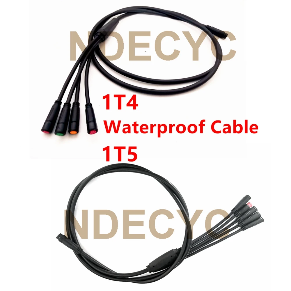 Ebike 1T4 1T5 Julet waterproof cable 2 3 4 5 8 9 Pin Extension Cable for Display - $147.51