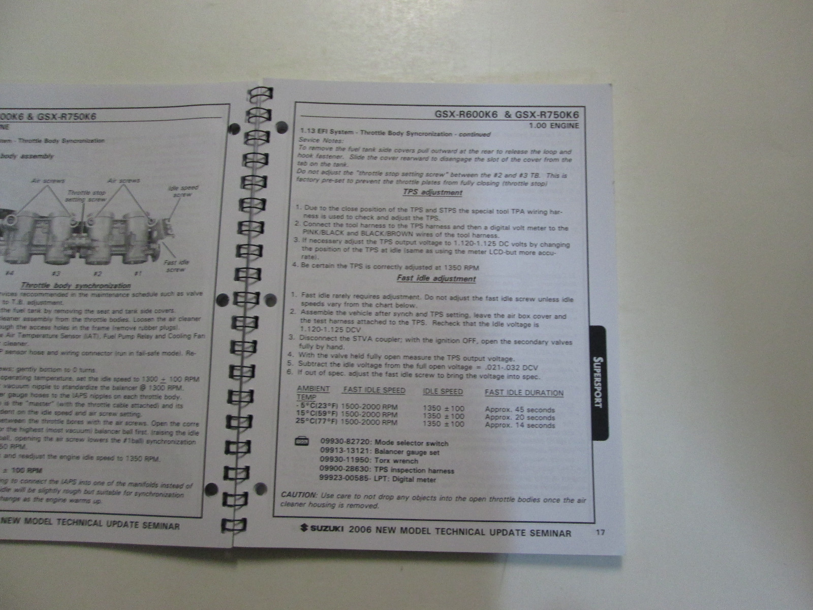 2006 Suzuki New Model Technical Update Seminar Manual FACTORY OEM BOOK 06 DEAL Item image 6