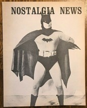 NOSTALGIA NEWS #19 vintage comic/film fanzine (1973) Batman EC Comics  VG+/FINE- - £19.43 GBP