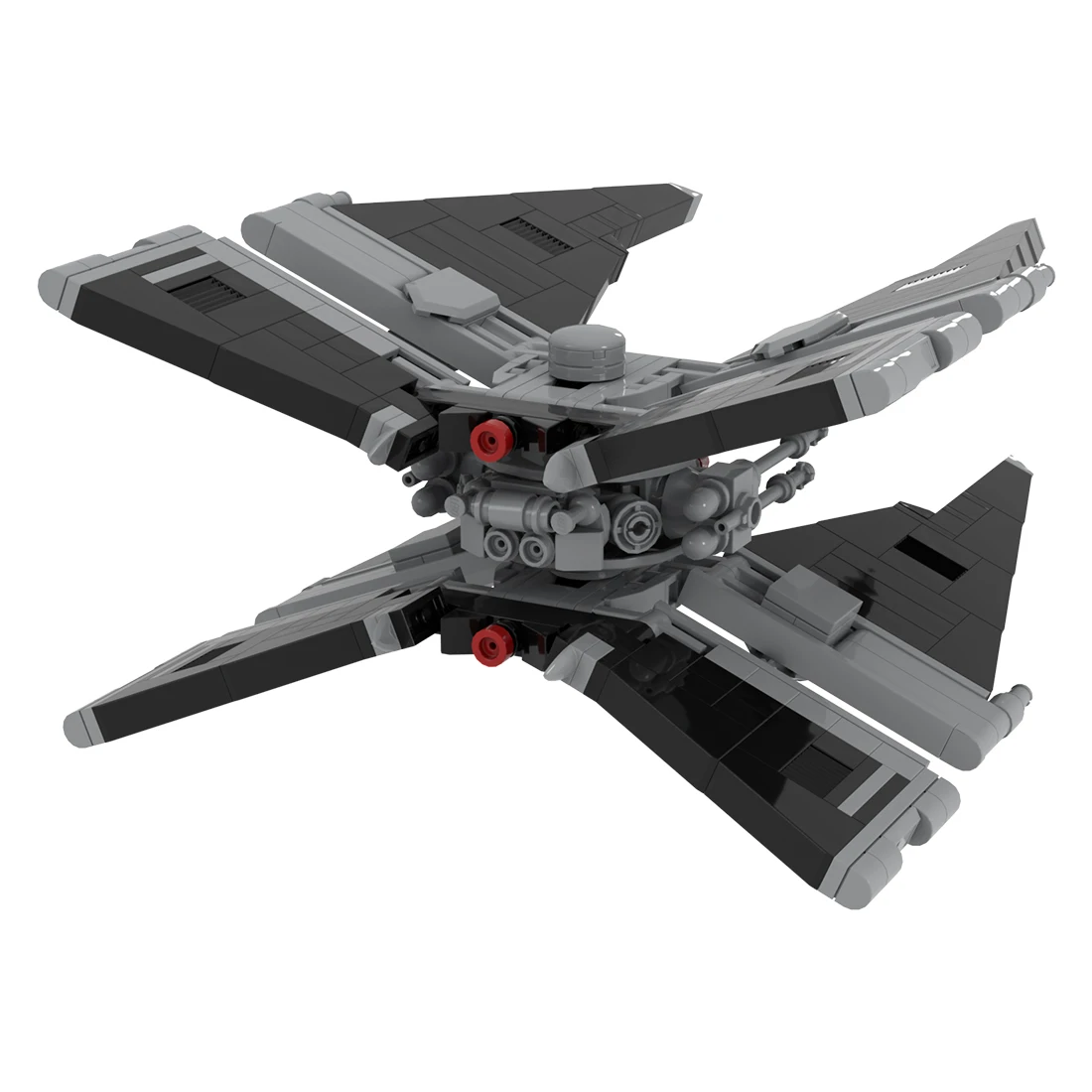 Authorized MOC-111378 Space Wars Drone Fighter Building Blocks Set Toys - £78.92 GBP