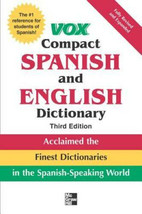 Vox Compact Spanish and English Dictionary, 3rd Edition - Paperback - VE... - $5.44 CAD