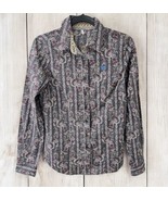 NWOT Cinch Shirt Women&#39;s Size M Paisley Long Sleeve Button Down Western ... - $49.45