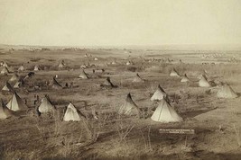 Native American Encampment - Lakota Indians by John C.H. Grabill #4 - Art Print - £17.57 GBP+