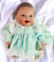 1993 African American Porcelain Doll 7933FB SIGN BY; Yolanda Bello. - $31.83