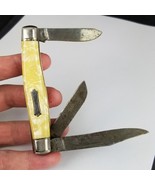 vintage 1960&#39;s pocket knife Jowika Republic of Ireland pearl stockman 3 ... - $21.99