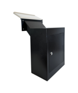 OPEN BOX Rainproof Through the Wall Locking Mailbox with 10&#39;&#39; Adjustable... - $119.90