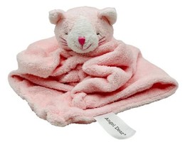 Angel Dear Pink Kitty Cat Lovey Security Blanket Crib Toy Knotted 14 inch - $17.75