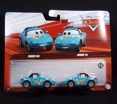 Disney Pixar CARS 2 pack Dinoco Mia &amp; Dinoco Tia NEW - $20.85