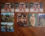 VTG Lot 5 Peru Postcard 70s Peruvian Amazon Yagua Indians Carlin Restaur... - $20.00