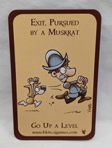 Munchkin Exit Pursed By A Muskrat Promo Card - $6.23