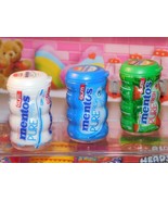 Zuru Mini Brands Lot of Mentos Gum 3 Candy fits Barbie Dollhouse Diorama... - £10.25 GBP
