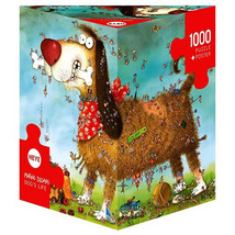 Heye Degano Triangular Jigsaw Puzzle 1000pcs - Dogs Life - $60.91