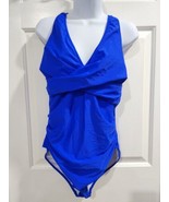 Tempt Me XXL Women Red Tummy Control One Piece Swimsuits Push Up Halter - $408.55 MXN