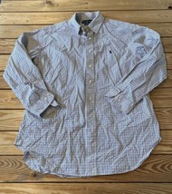 Ralph Lauren Men’s Button Down Check Shirt Size 16.5 Brown black T1 - $14.75