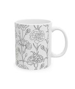 Floral Elegance Ceramic Mug, 11oz, 15oz, Gift for Her, Home Decor, Coffe... - $264.67 MXN+