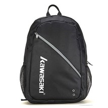 Kawasaki Tennis Badminton Backpack Unisex Sports Racket Bag Black NWT KB... - £40.05 GBP