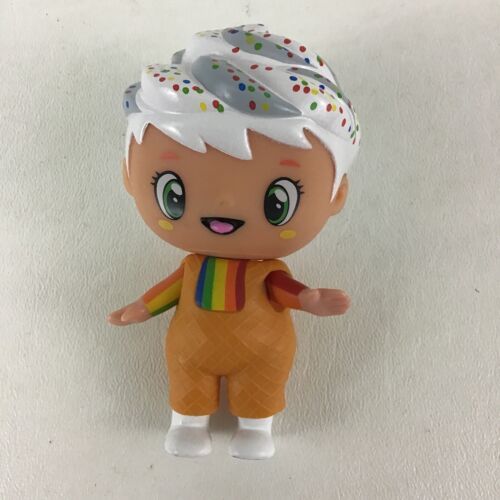 DQ Dairy Queen Lil Blizzard Friends Mini Rainbow Sprinkles Sugar Cone Figure Toy - $17.77