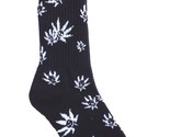 Famous Stars and Straps Black/White Fam Grown Weed Skulll Crew Socks NWT - £6.85 GBP