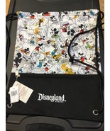 Disneyland Resort comic Mickey Minnie Mouse Cinch Sack bag New - $14.84