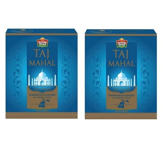 Taj Mahal Tea Bags, 100 Pieces (pack of 2), free shipping world - $36.27