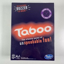 Taboo 2016 The Classic Game Of Unspeakable Fun By Hasbro New Sealed - $19.79