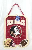 Team Sports America NCAA Florida Seminoles Outdoor Safe Felt Door Decor ... - $17.32