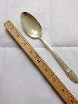 Vtg Rogers Bros 1847 FIRST LOVE Silverplate Oval Serving Spoon 8.25" Free Ship - $12.86
