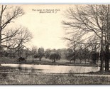 Lake at Halcyon Park Bloomfield New Jersey NJ 1908 DB Postcard V11 - $42.52