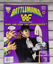 Battlemania No. 4 Comic Dec. 1991 WWF WWE Undertaker Jake The Snake Roberts - £24.80 GBP