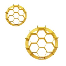 Honeycomb Set Of 2 Sizes Concha Cutters Bread Stamps Made in USA PR1776 - £9.57 GBP