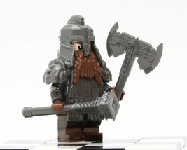 Lord of the Rings Iron Hills Dwarf Warrior Armored Minifigures Accessories - £3.14 GBP