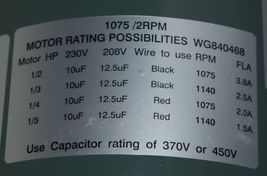 DiversiTech WG840468 Condenser Fan Motor Wiring Diagram image 9