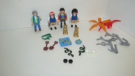 Playmobil pirate island castle replacement pieces gold statues skulls sn... - $13.50