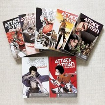 Attack on Titan Hajime Isayama Manga 1-5 &amp; No Regrets 1-2 Lot English Anime - £31.28 GBP
