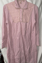 Vintage Nightgown Made In Italy Yenere Brand Dusty Pink Nsv - £23.29 GBP