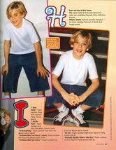 Aaron Carter - singer - 11" x 8" Teen Magazine Pinup Mini Poster Clippin... - $4.94