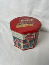Vintage 1990’s Coca Cola Hexagon Tin - £6.86 GBP