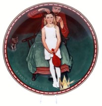 Second Thoughts Norman Rockwell Plate- Bradford Exchange 1987 Plate #317A - £10.26 GBP