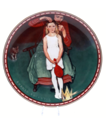 Second Thoughts Norman Rockwell Plate- Bradford Exchange 1987 Plate #317A - £10.38 GBP