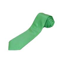 Mens Tie ZENIO By Stacy Adams Slim Narrow Twill Woven Soft Silky Z1 Apple Green image 4