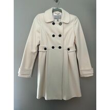 Old Navy Women’s Soft-Brushed Wool Blend Peacoat – Cream Ivory, Size XS - $623.58 MXN