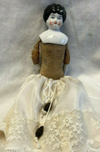 Rare Antique Bawo &amp; Dotter Small 7.5&quot; Porcelain China Doll Original Body - £78.97 GBP