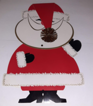 Vintage MCM Christmas Santa Claus Jointed Decor Card Henri Fayette 15&quot; - £9.49 GBP